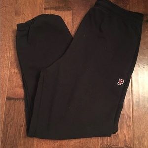 Large black pink sweatpants